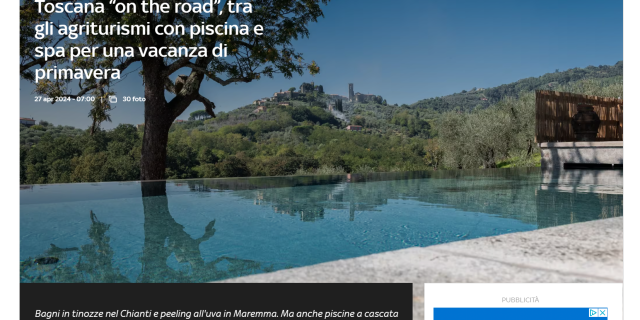 Toscana “on the road”, tra gli agriturismi con piscina e spa per una vacanza di primavera